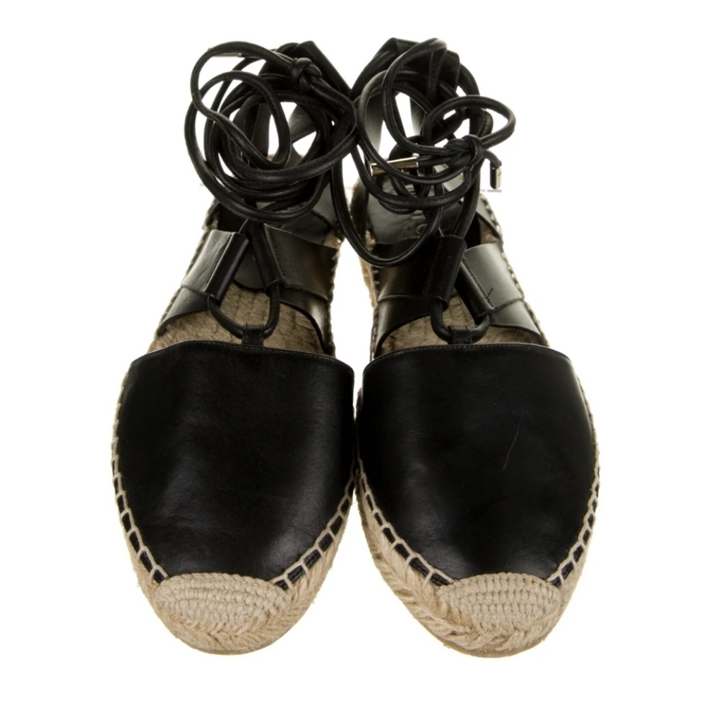 Jimmy Choo Strap Espadrilles Black